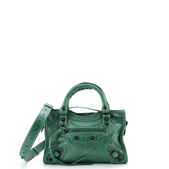 Balenciaga City Classic Studs Bag Leather Mini