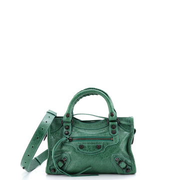 Balenciaga City Classic Studs Bag Leather Mini