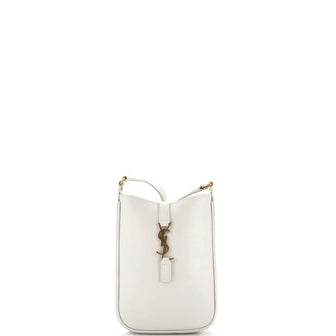 Saint Laurent Le 5 a 7 Vertical Shoulder Bag Leather Mini