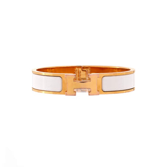 Hermes Clic H Bracelet Enamel Narrow