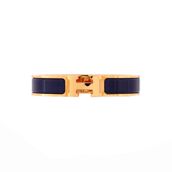 Hermes Clic H Bracelet Enamel Narrow