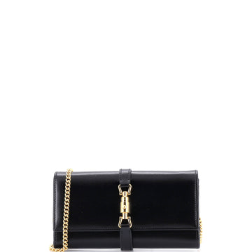 Gucci Jackie 1961 Continental Chain Wallet Leather