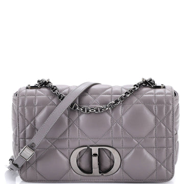 Christian Dior Caro Bag Macrocannage Quilt Calfskin Medium