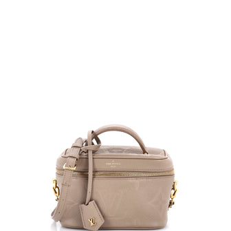 Louis Vuitton Vanity Handbag Monogram Empreinte Giant PM