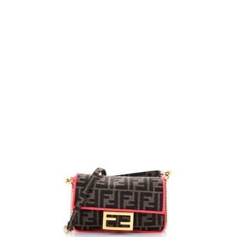 Fendi Baguette NM Bag Zucca Canvas Mini