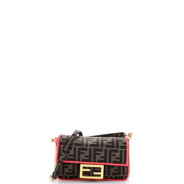 Fendi Baguette NM Bag Zucca Canvas Mini