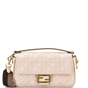 Fendi Baguette NM Bag Zucca Embroidered Canvas Medium