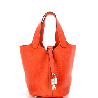 Hermes Picotin Lock Bag Clemence PM