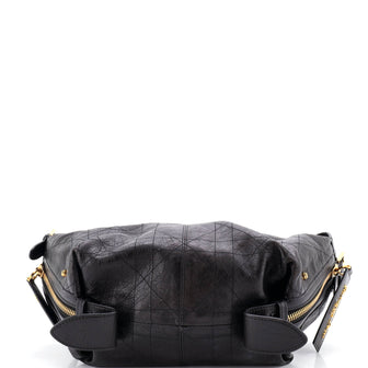 Christian Dior D-Journey Bag Macrocannage Quilt Calfskin Small