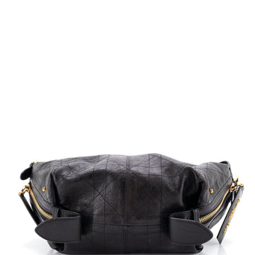 Christian Dior D-Journey Bag Macrocannage Quilt Calfskin Small