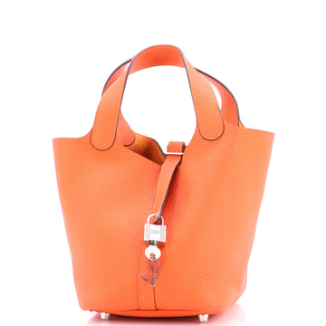 Hermes Picotin Lock Bag Clemence PM