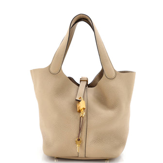 Hermes Picotin Lock Bag Clemence MM
