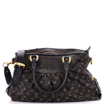 Louis Vuitton Neo Cabby Handbag Denim MM