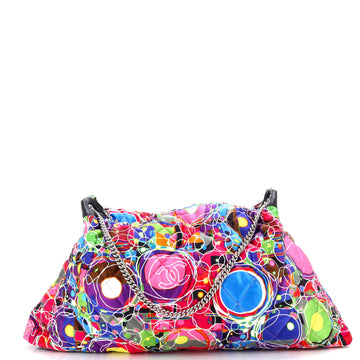 Chanel Kaleidoscope Chain Tote Quilted Printed Satin Large