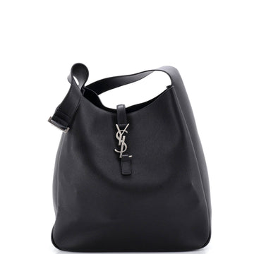 Saint Laurent Le 5 a 7 Supple Hobo Leather Large