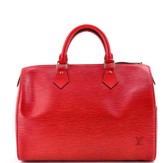 Louis Vuitton Speedy Handbag Epi Leather 30