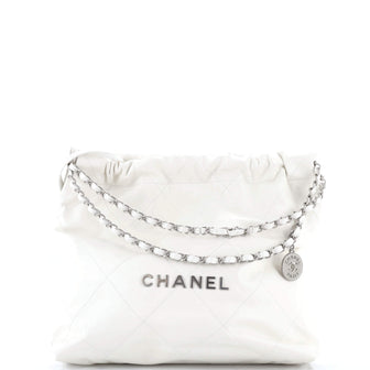 Chanel 22 Chain Hobo Quilted Calfskin Medium