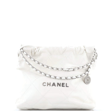 Chanel 22 Chain Hobo Quilted Calfskin Medium