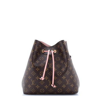 Louis Vuitton NeoNoe Handbag Monogram Canvas with Leather MM