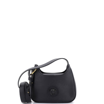 Versace La Medusa Hobo Leather Small