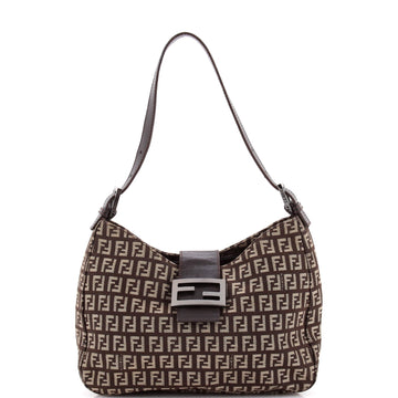 Fendi Shoulder Bag Zucchino Canvas Medium