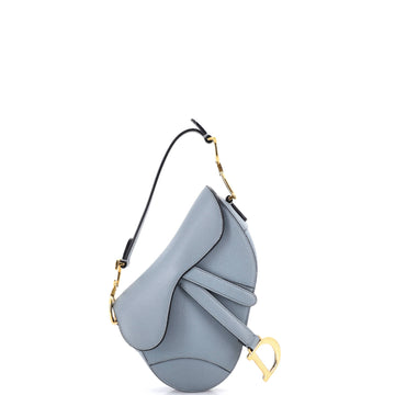 Christian Dior Saddle Handbag Leather Mini