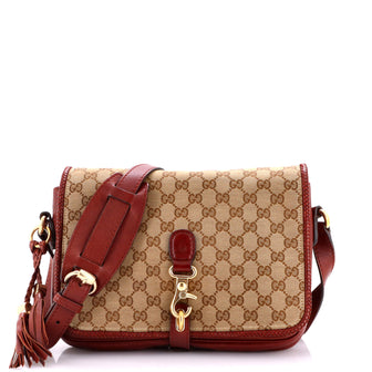 Gucci Marrakech Messenger Bag GG Canvas with Leather Medium