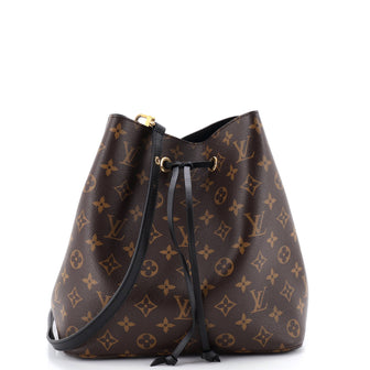 Louis Vuitton NeoNoe Handbag Monogram Canvas with Leather MM