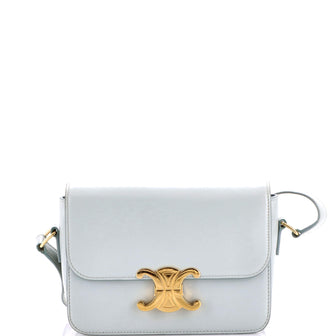 Celine Triomphe Shoulder Bag Smooth Calfskin Teen
