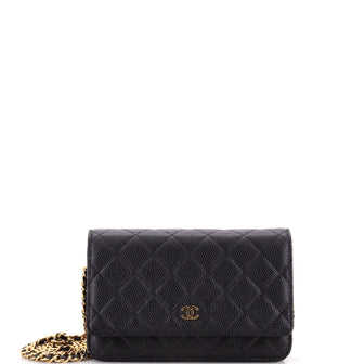 Chanel Wallet on Chain Quilted Caviar