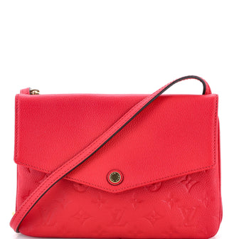 Louis Vuitton Twice Handbag Monogram Empreinte Leather