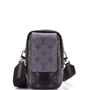 Louis Vuitton Double Phone Pouch NM Reverse Monogram Eclipse Canvas