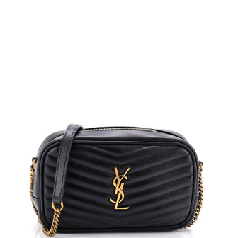 Saint Laurent Lou Camera Bag Matelasse Chevron Leather Mini