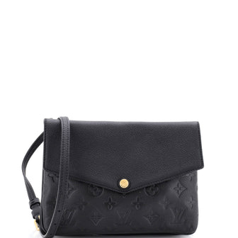 Louis Vuitton Twice Handbag Monogram Empreinte Leather