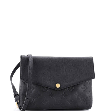Louis Vuitton Twice Handbag Monogram Empreinte Leather