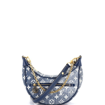 Louis Vuitton Loop Handbag Monogram Jacquard Denim