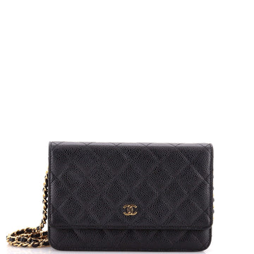 Chanel Wallet on Chain Quilted Caviar