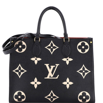 Louis Vuitton OnTheGo Tote Bicolor Monogram Empreinte Giant MM