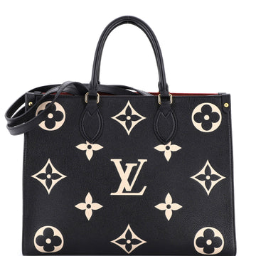 Louis Vuitton OnTheGo Tote Bicolor Monogram Empreinte Giant MM