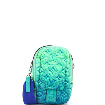 Louis Vuitton Double Phone Pouch Limited Edition Illusion Monogram Taurillon Leather