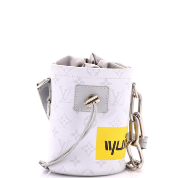 Louis Vuitton Chalk Nano Bag Limited Edition Logo Story Monogram Canvas