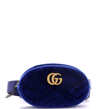 Gucci GG Marmont Belt Bag Matelasse Velvet