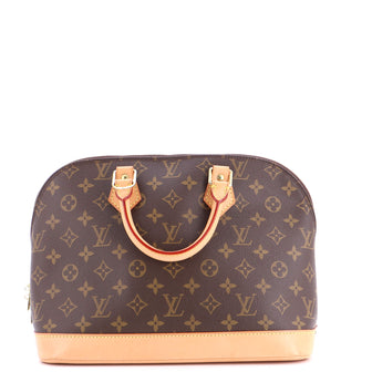 Louis Vuitton Vintage Alma Handbag Monogram Canvas PM