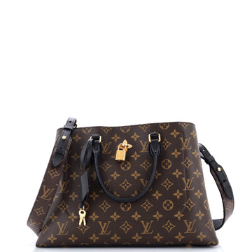 Louis Vuitton Flower Tote Monogram Canvas with Leather
