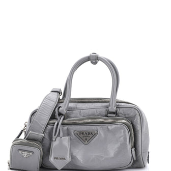 Prada Re-Edition 2001 Top Handle Shoulder Bag Nappa Antique
