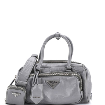 Prada Re-Edition 2001 Top Handle Shoulder Bag Nappa Antique
