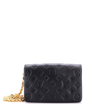 Louis Vuitton Coussin Pochette Monogram Embossed Lambskin