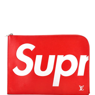 Louis Vuitton Pochette Jour Limited Edition Supreme Epi Leather GM