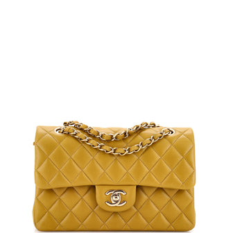 Chanel Classic Double Flap Bag Quilted Lambskin Small