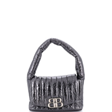 Balenciaga Monaco Sling Bag Padded Quilted Leather Small